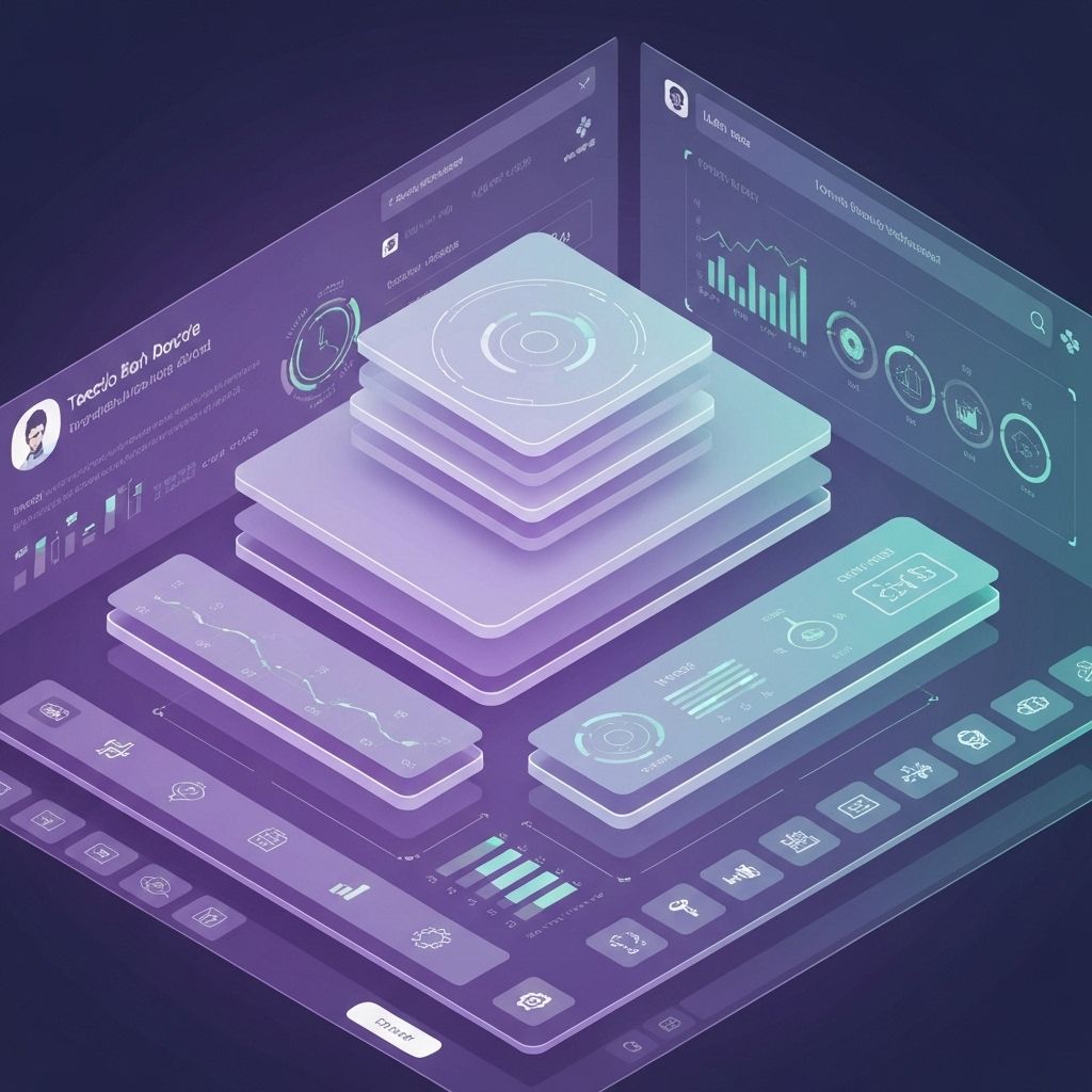 Technology dashboard background